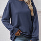 Round Neck Long Sleeve Sweatshirt