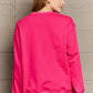 Simply Love Full Size 2024 Round Neck Dropped Shoulder Sweatshirt