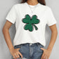 Lucky Clover Round Neck T-Shirt