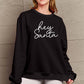 Simply Love Full Size HEY SANTA Graphic Sweatshirt