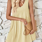 Plunge Wide Strap Mini Tank Dress