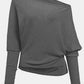 Ivy Lane Boat Neck Long Sleeve Sweatshirt