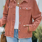 Distressed Raw Hem Denim Jacket