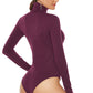 Ribbed Turtleneck Long Sleeve Bodysuit