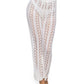 Cutout Drawstring High Waist Swim Pants