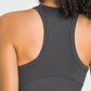 Racerback Cropped Sports Tank