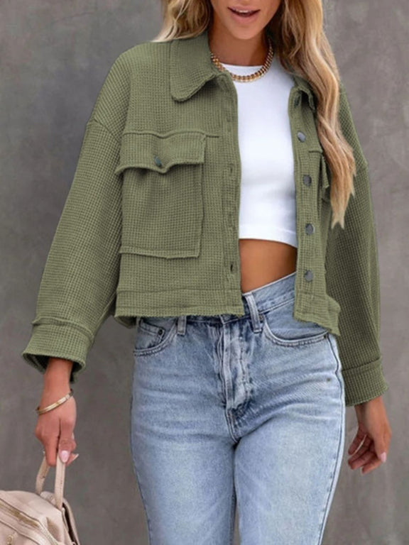 Button Up Long Sleeve Jacket