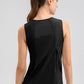 Round Neck Wide strap Active Tank