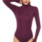 Ribbed Turtleneck Long Sleeve Bodysuit