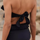 Ruffled Tie Back Two-Piece Swim Set