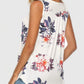 Flower Printed Round Neck Tank