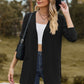 Open Front Long Sleeve Cardigan