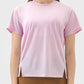 Slit Round Neck Short Sleeve Active T-Shirt