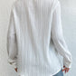 Ivy Lane Lace Trim V-Neck Long Sleeve Shirt