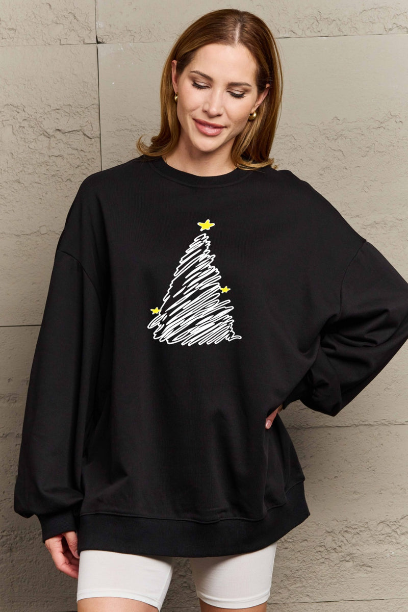 Simply Love Full Size Graphic Sweatshirt