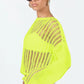 Openwork Boat Neck Long Sleeve Cover Up