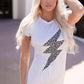 Leopard Light Graphic Tee Dress