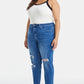 BAYEAS Full Size Distressed High Waist Mom Jeans