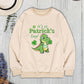 IT'S ST. PATRICK'S DAY Graphic Round Neck Sweatshirt