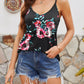 Printed V-Neck Cami