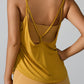 Crisscross Round Neck Active Tank