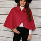 Collared Neck Cropped Cape