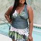 Marina West Swim Full Size Clear Waters Swim Dress in Aloha Forest