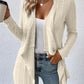 Open Front Long Sleeve Cardigan