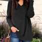 Full Size V-Neck Long Sleeve T-Shirt