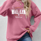 Graphic Round Neck Dropped Shoulder Sweatshirt