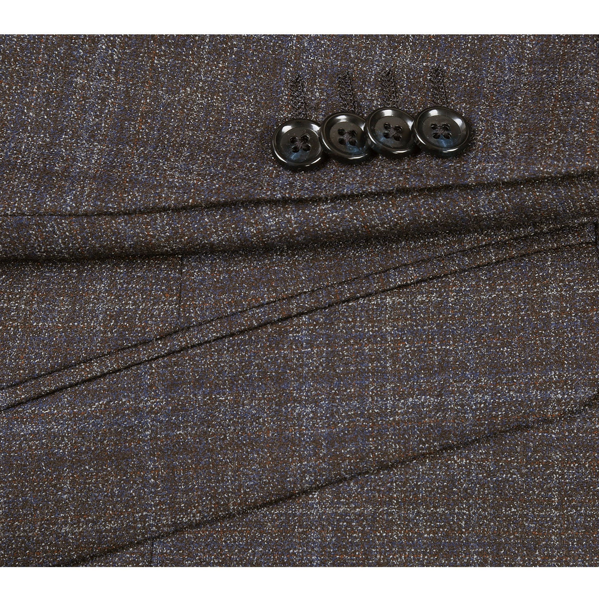 563-9 Men's Slim Fit Wool Blazer DARK BLUE L48 Slim Fit