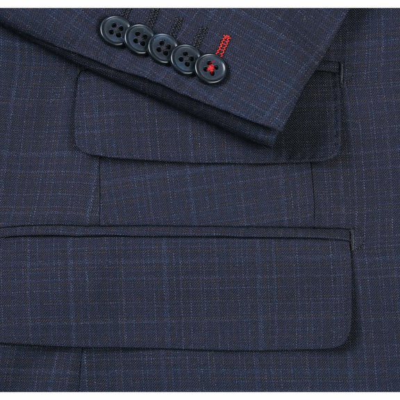 EL82-18-412 Dark Gray Wool Suit