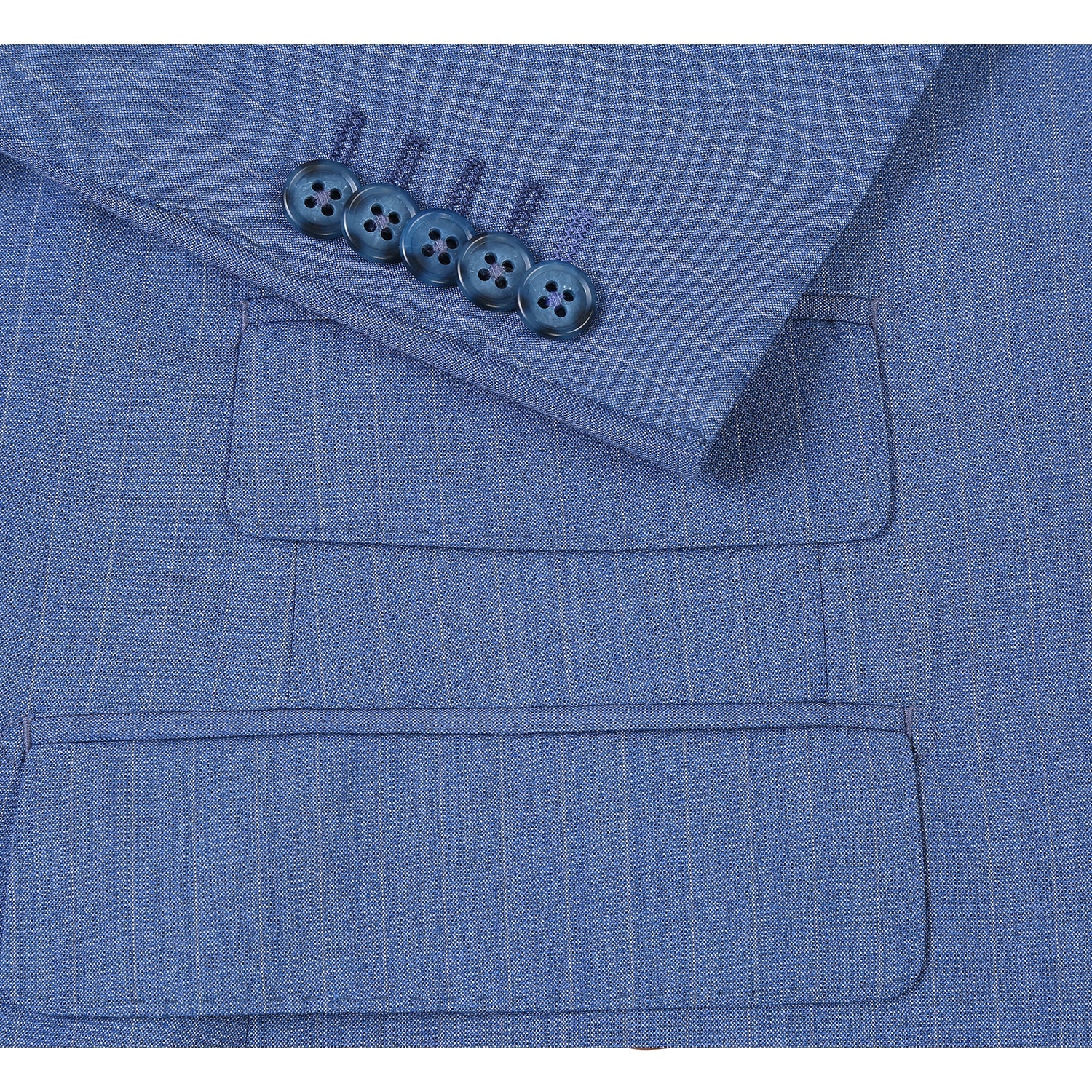 EL92-33-412 Light Blue Wool Suit