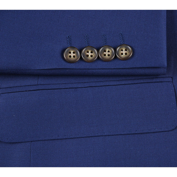 RHC100-19 Men's Blue Half-Canvas Suit