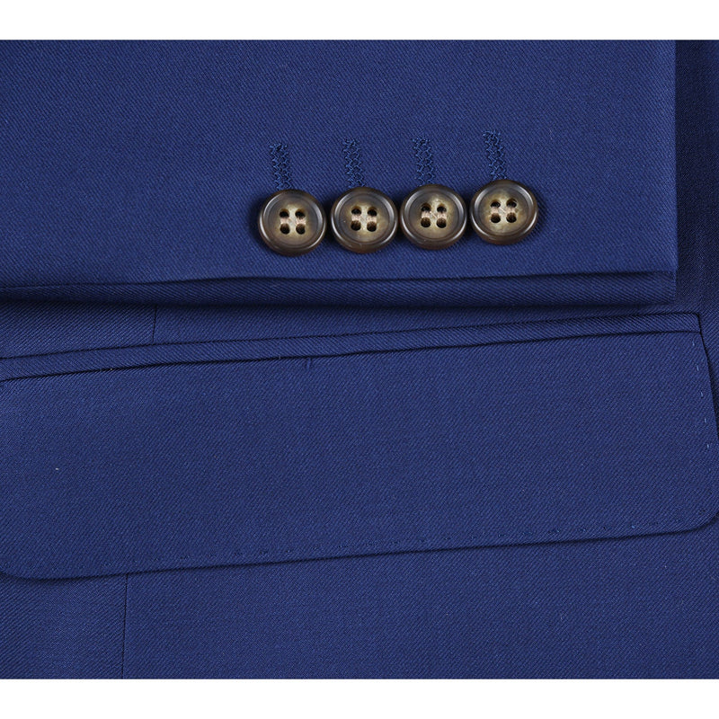 RHC100-19 Men's Blue Half-Canvas Suit