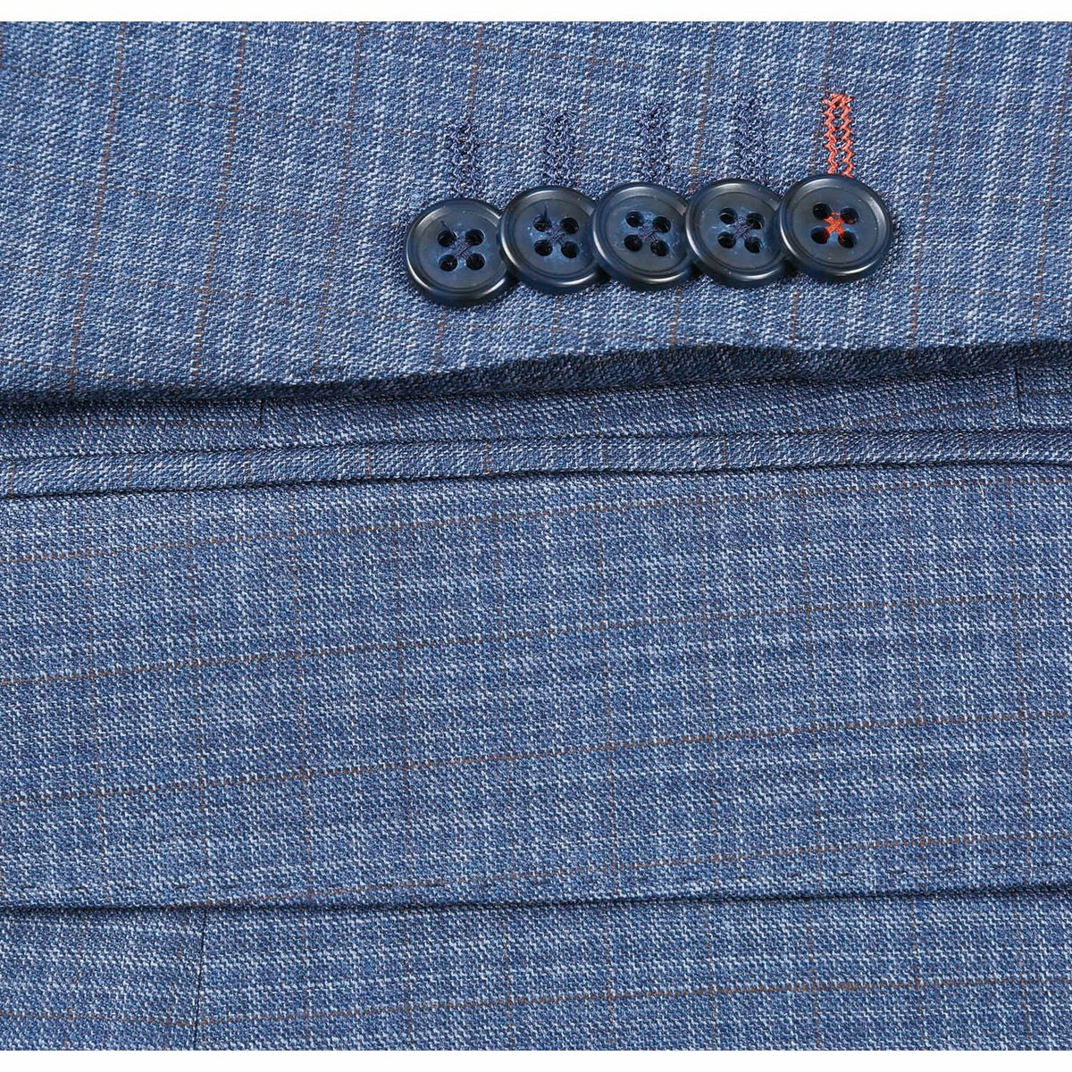 EL82-60-402 Pale Blue Wool Suit