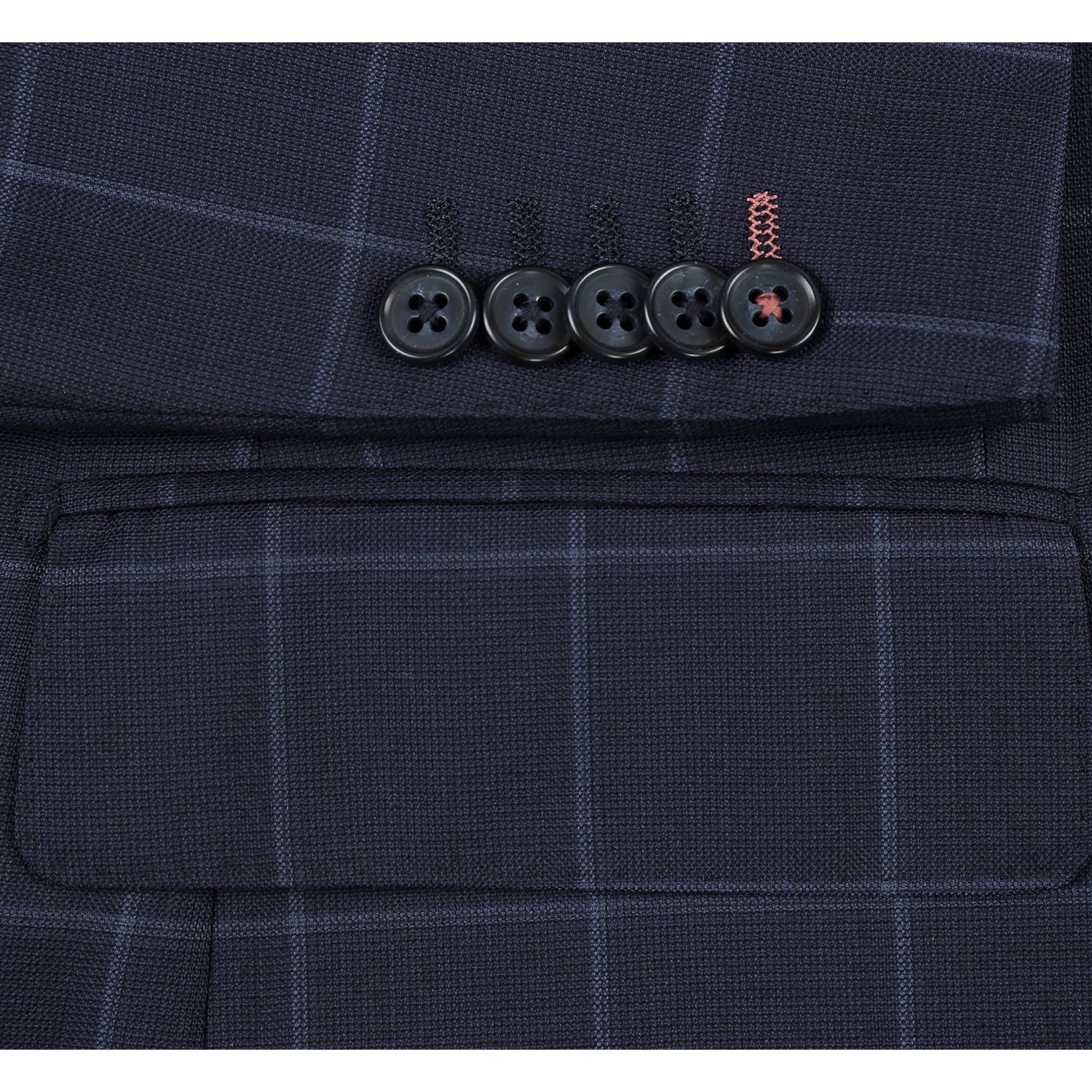 EL92-52-410 Blue Wool Suit