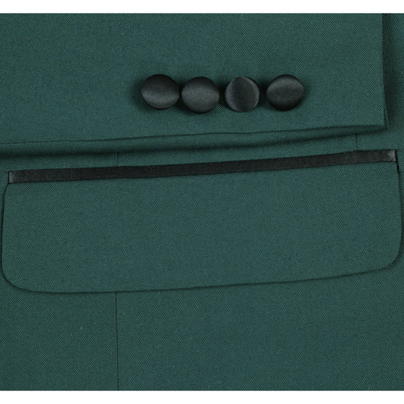 201-9 Men's Slim Fit 2-Piece Shawl Lapel Tuxedo Suit