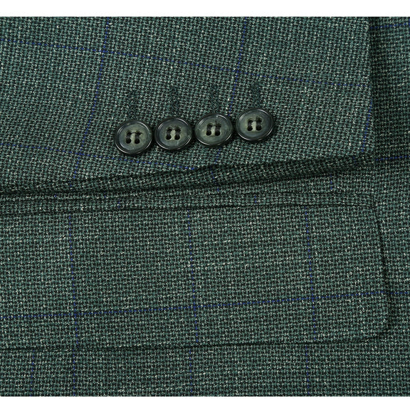 294-36 Men's New Slim Fit Blazer GREEN L50 New Slim Fit