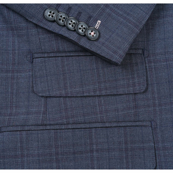 EL82-66-095 Gray Wool Suit