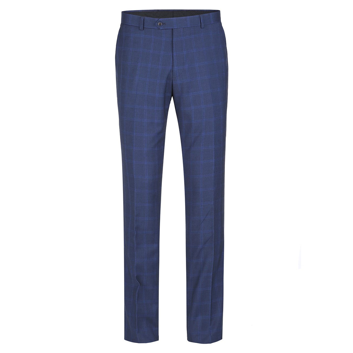 292-6 Men's Slim Fit 2-Piece Single Breasted Check Dress Suit