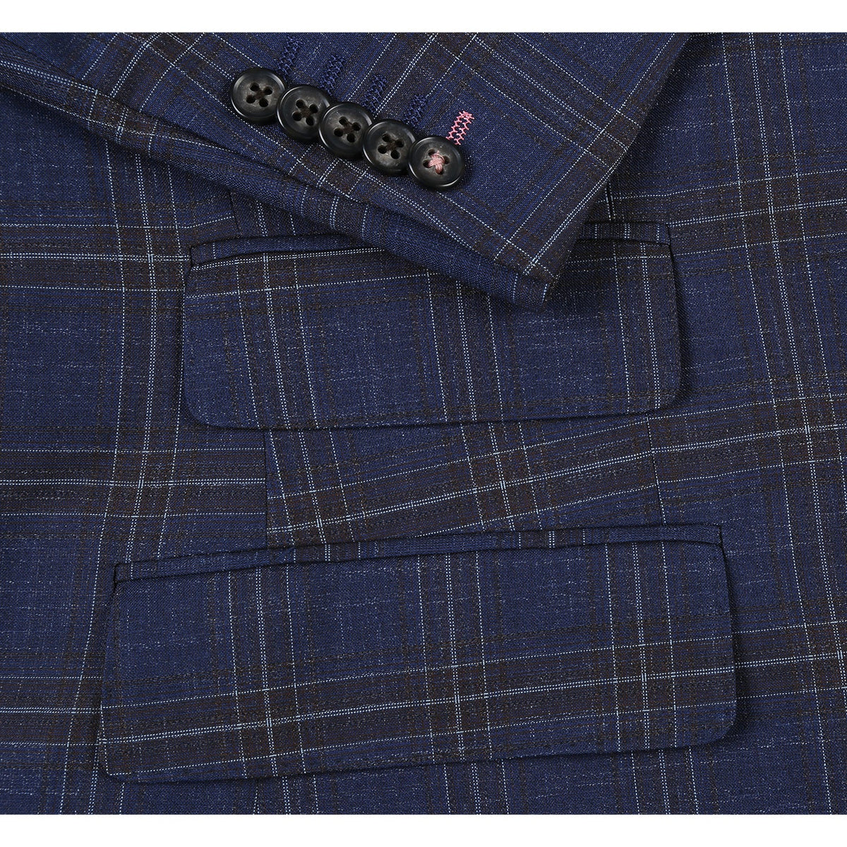 12-52-410EL Navy Check Suit