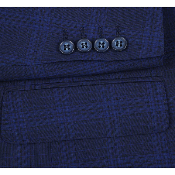 566-7 Men's New Slim Fit Wool Suits