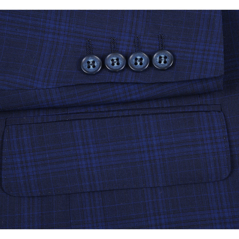 566-7 Men's New Slim Fit Wool Suits