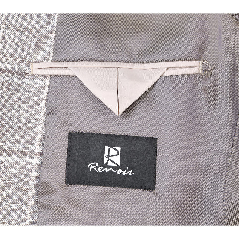 610-9 Men's New Slim Fit Blazer KHAKI R36 New Slim Fit