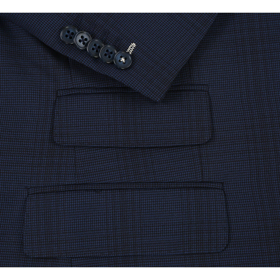 12-18-001EL Grey Check Suit