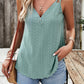 Devine Eyelet V-Neck Double Strap Cami