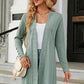 Open Front Long Sleeve Cardigan