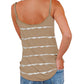 Full Size Striped V-Neck Cami