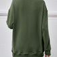 Collared Neck Dropped Shoulder Sweatshirt